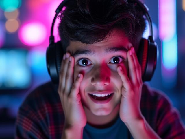 Thumbnail di video reaction epica